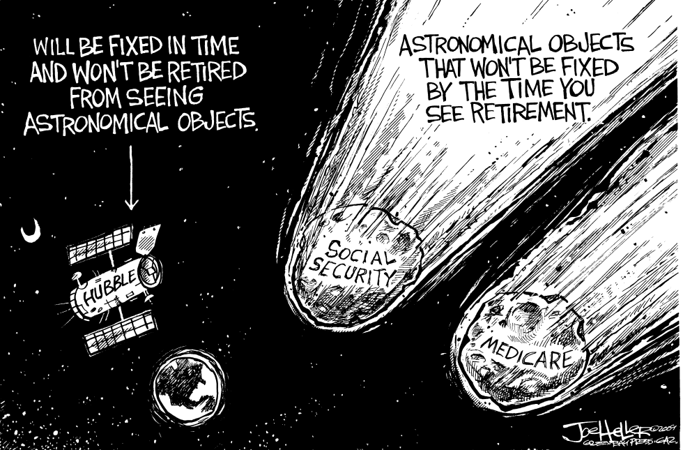 HUBBLE AND TROUBLE by Joe Heller