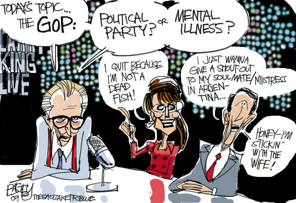  CRAZY OLD PARTY by Pat Bagley