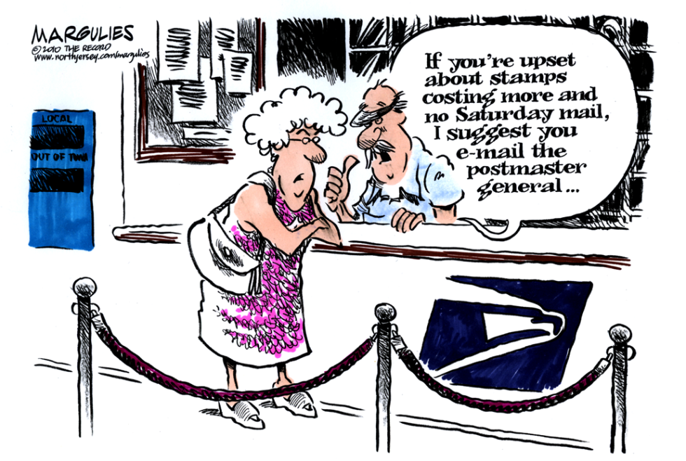 POSTAL SERVICE  by Jimmy Margulies