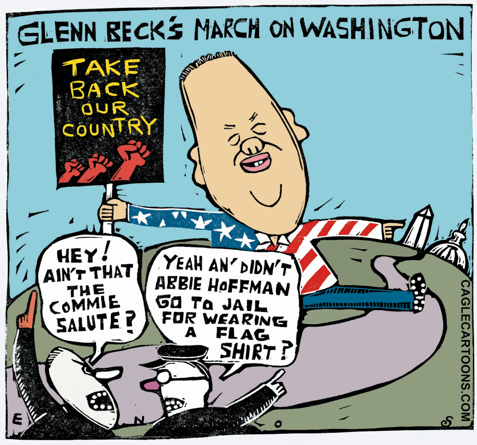 GLENN BECK - MARCH ON WASHINGTON  by Randall Enos