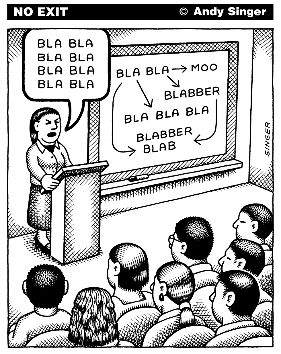 UNIVERSITY LECTURES by Andy Singer