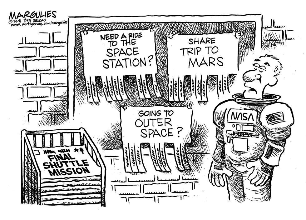 FINAL SHUTTLE MISSION by Jimmy Margulies