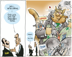 LEAVING IRAQ  by John Cole