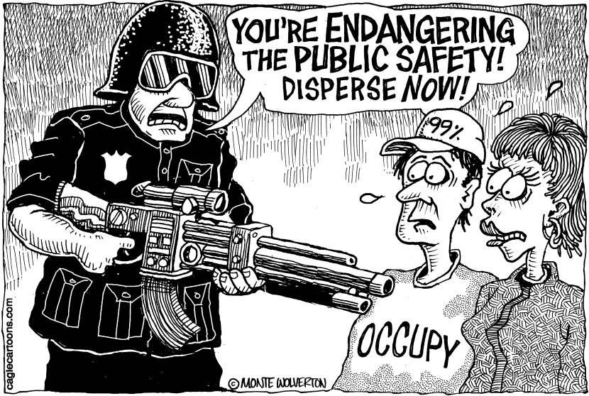 Police Crush Occupy Protestors