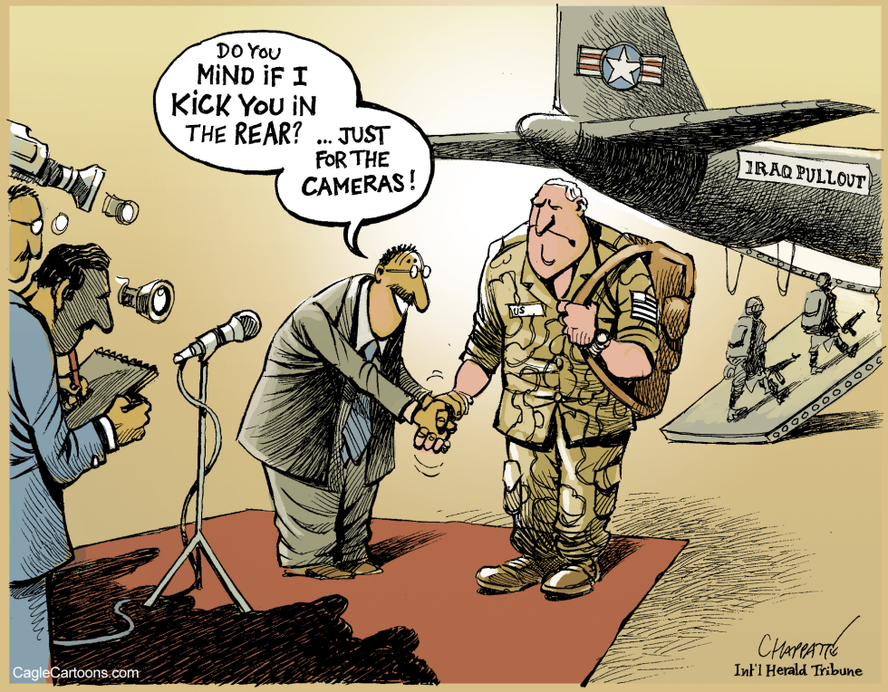  U.S. OUT OF IRAQ by Patrick Chappatte