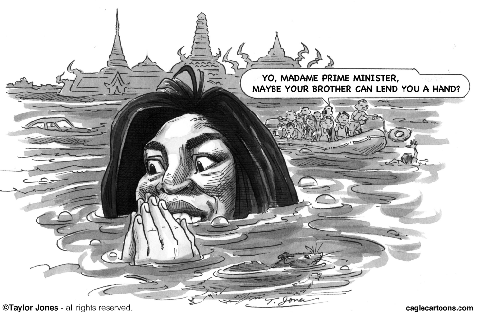  YINGLUCK AND THAI FLOODING by Taylor Jones