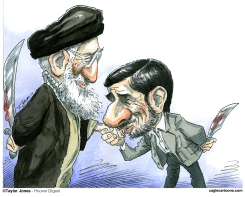 KHAMENEI VS AHMADINEJAD -  by Taylor Jones
