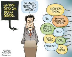 NO DEBATING IT RICK  by John Cole