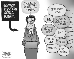 NO DEBATING IT RICK BW by John Cole