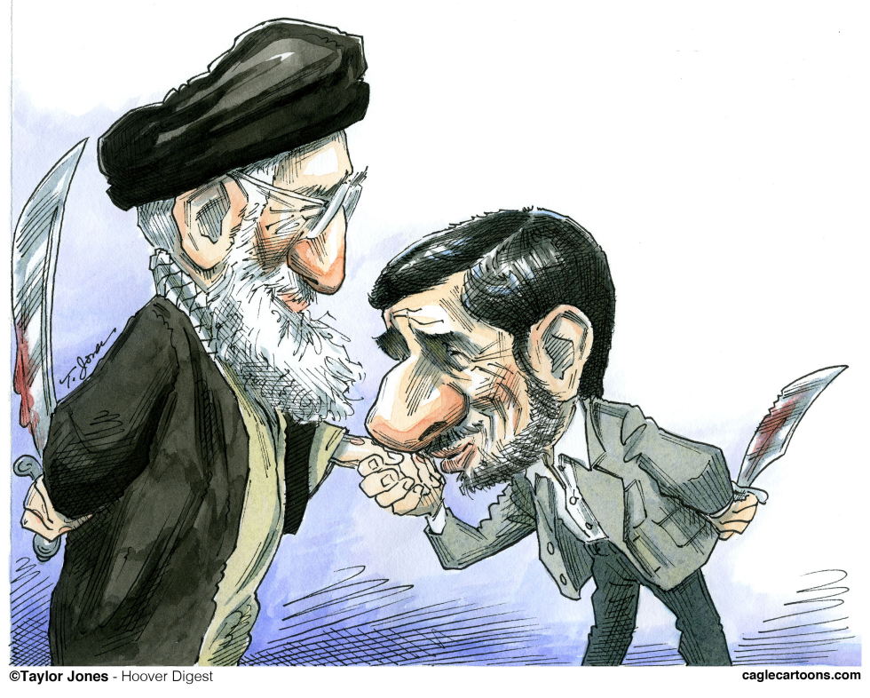 Khamenei vs Ahmadinejad / COLOR