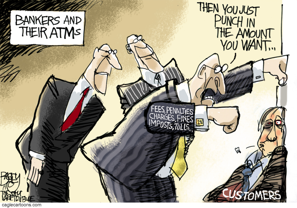  BANKERS ATM by Pat Bagley