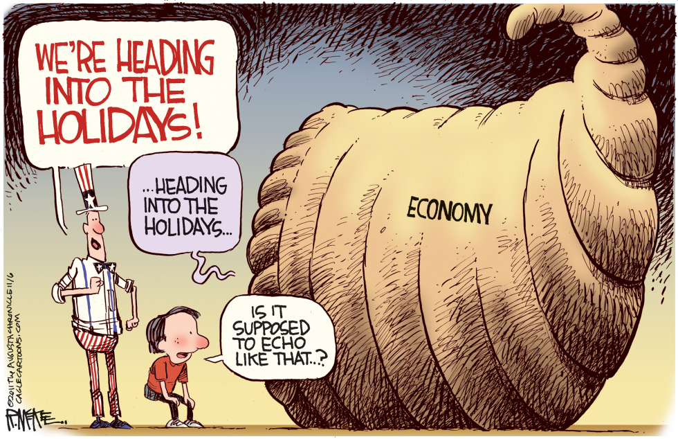  HOLIDAYS ECONOMY TOON by Rick McKee