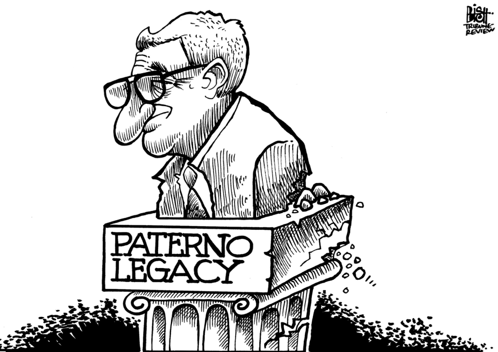 PENN STATE PATERNO, B/W