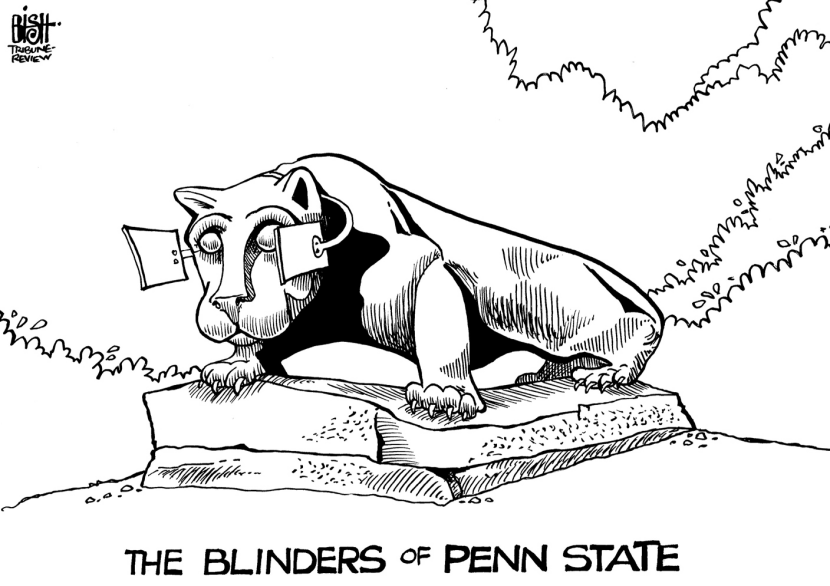 PENN STATE ABUSE, B/W
