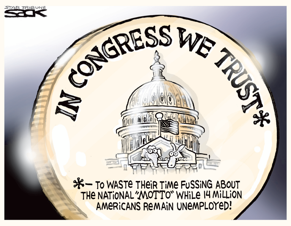  IN CONGRESS WE TRUST by Steve Sack