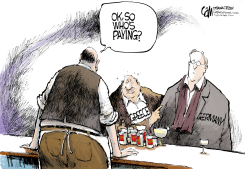 WHOS PAYING  by Cam Cardow
