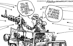 INDIVIDUAL DESTRUCTION by Mike Keefe