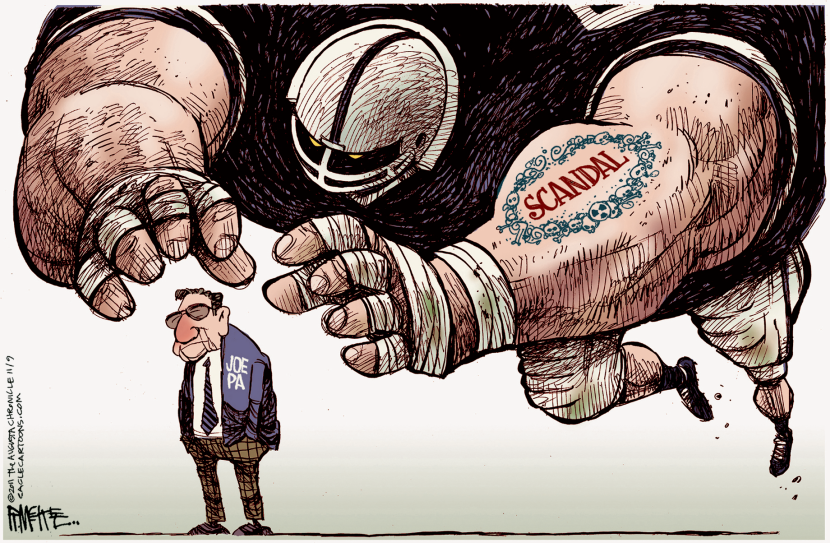 Joe Paterno Scandal COLOR
