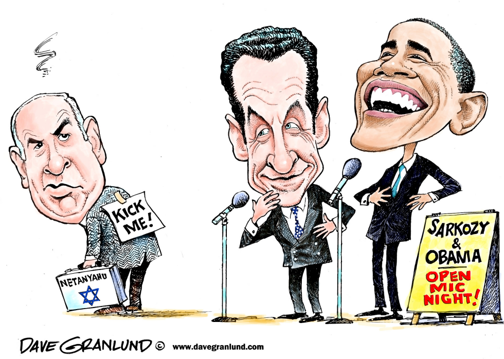 Sarkozy and Obama open mic