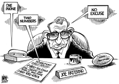 PATERNO, B/W by Randy Bish