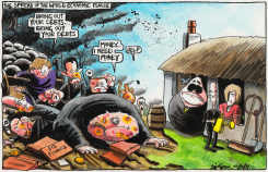 WORLD ECONOMIC PLAGUE by Iain Green