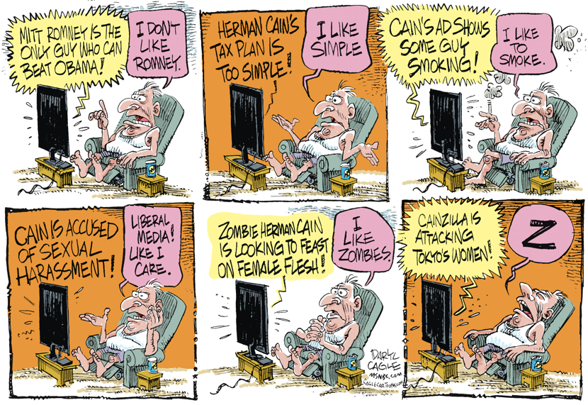 Herman Cain News Color