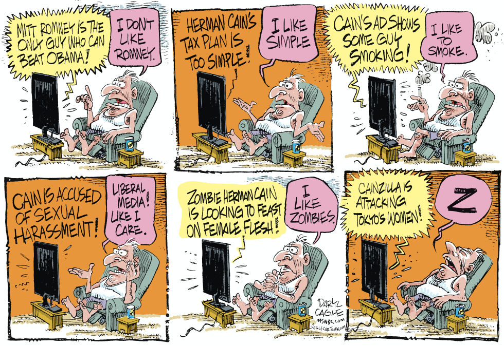 Herman Cain News Color