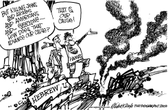 HAMAS HEBREW U by Mike Keefe