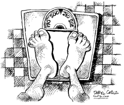 LITIGATION SCALE by Daryl Cagle