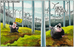 UGLY POSTURING AND LOVELY SCOTTISH WINDFARMS by Iain Green