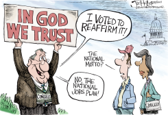 IN GOD WE TRUST by Joe Heller