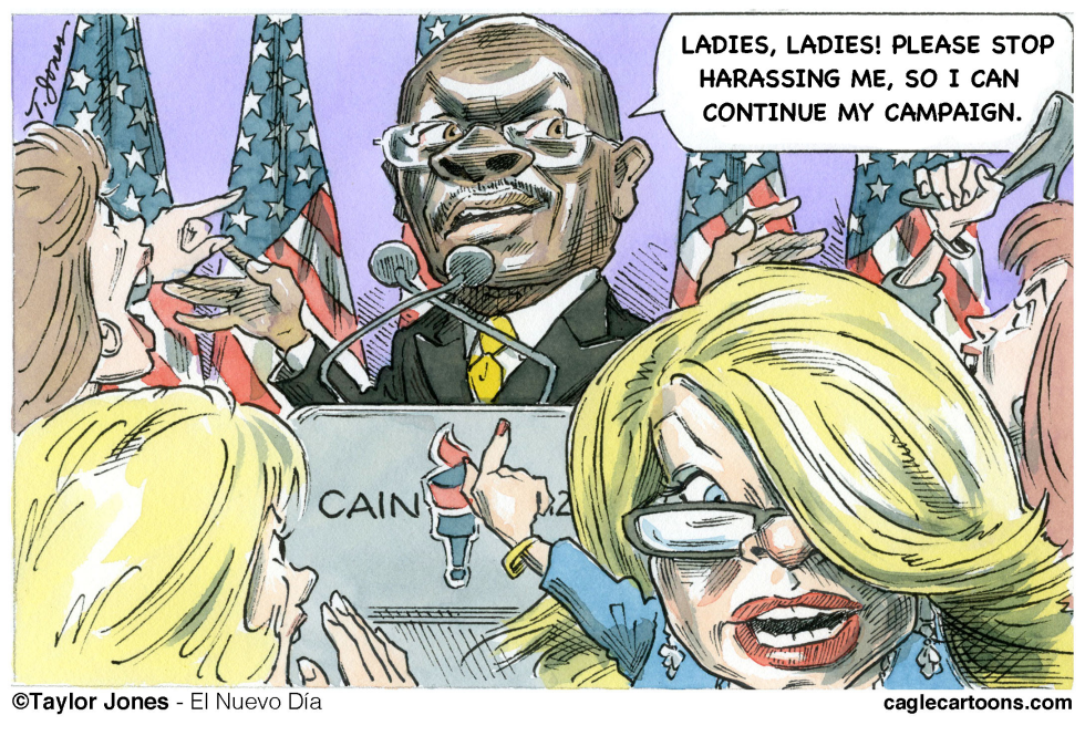  HERMAN CAIN COMPLAINS  by Taylor Jones