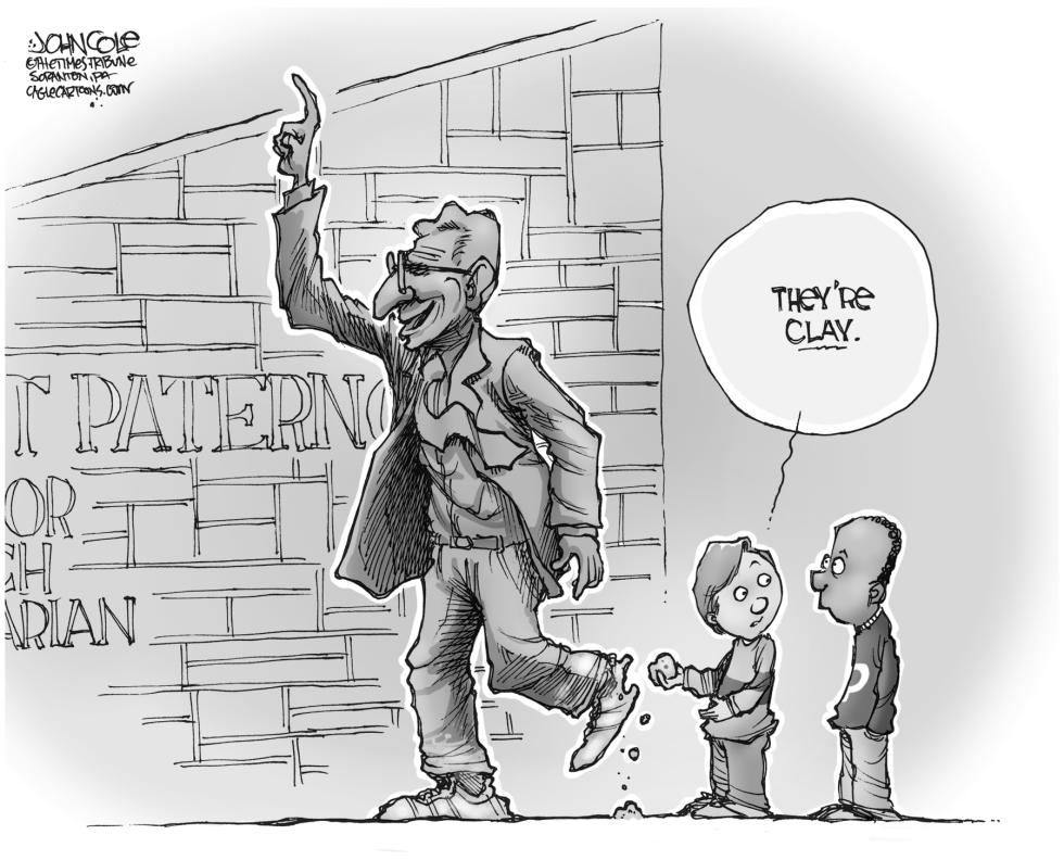 Paterno feet of clay BW