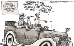 PERRY GAFFES  by Mike Keefe