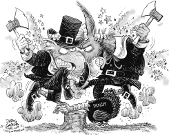 SUPER-COMMITTEE THANKSGIVING by Daryl Cagle