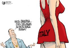 BERLUSCONI  by Cam Cardow