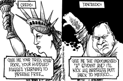 LOCAL CO TANCREDO CREDO by Mike Keefe