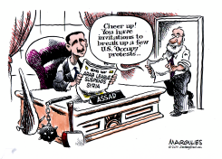 ARAB LEAGUE SUSPENDS SYRIA  by Jimmy Margulies