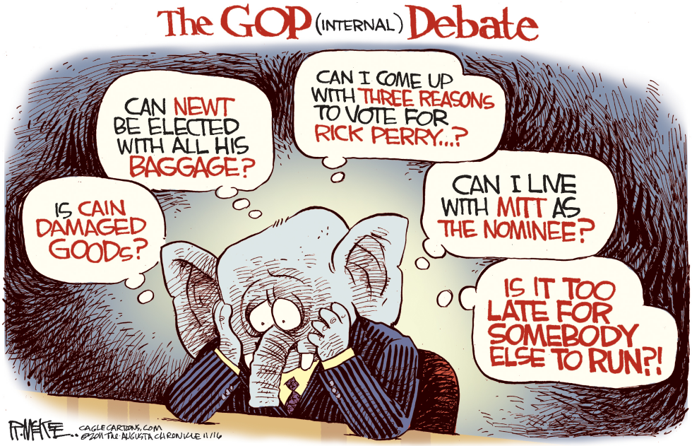 The GOP internal Debate COLOR