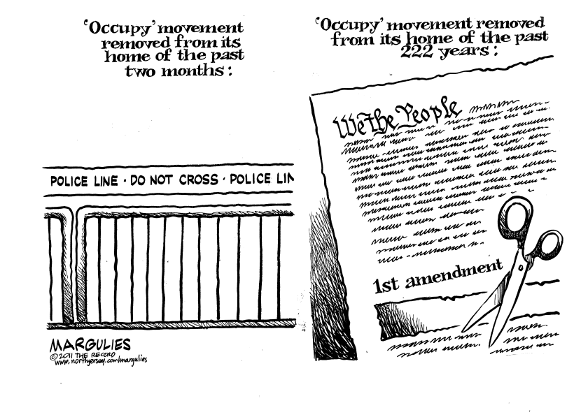 Occupy Movement removed from cities