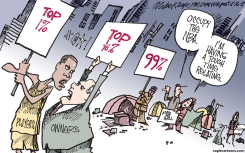 OCCUPY THE NBA  by Mike Keefe