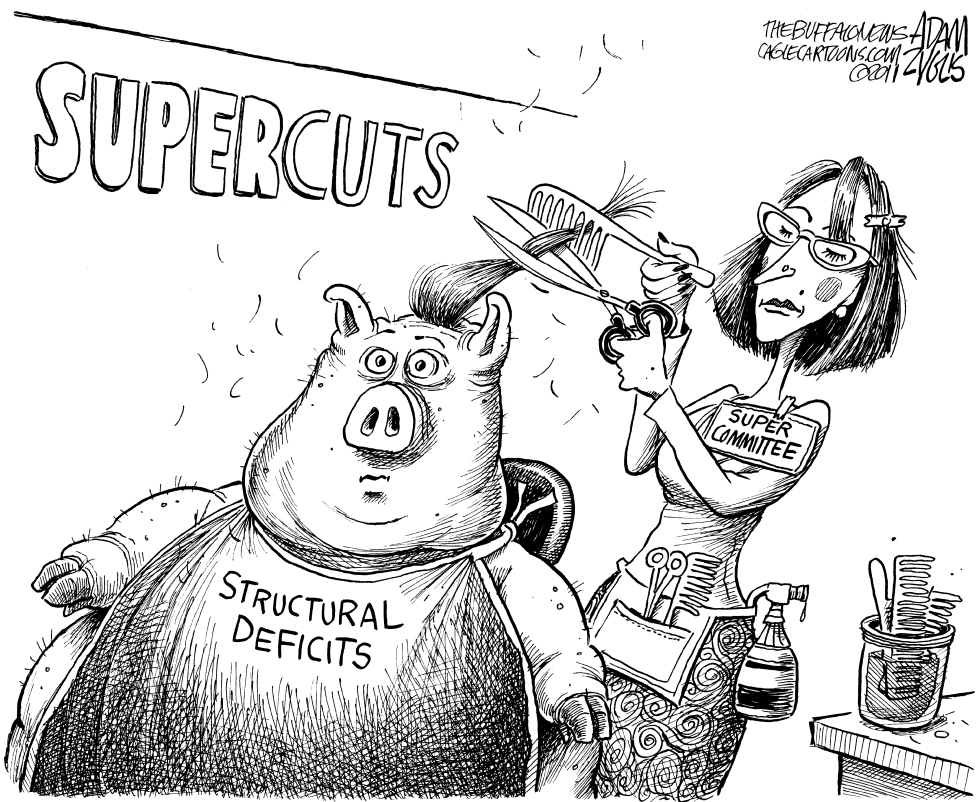 Pig Getting a Haircut
