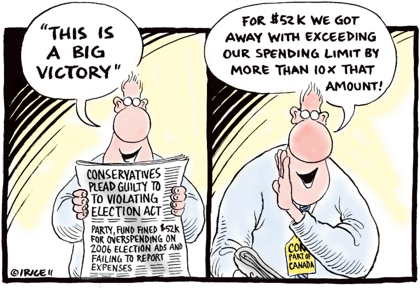 Violating the Election Act