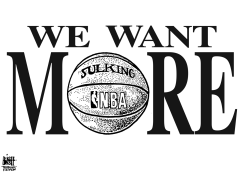 NBA, B/W by Randy Bish