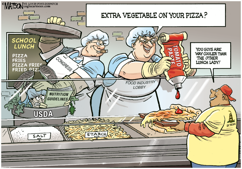 Congress Blocks USDA Effort to Limit Pizza and Fries in School Lunches