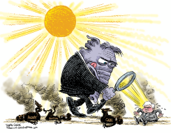 GOP MAGNIFYING GLASS  by Daryl Cagle