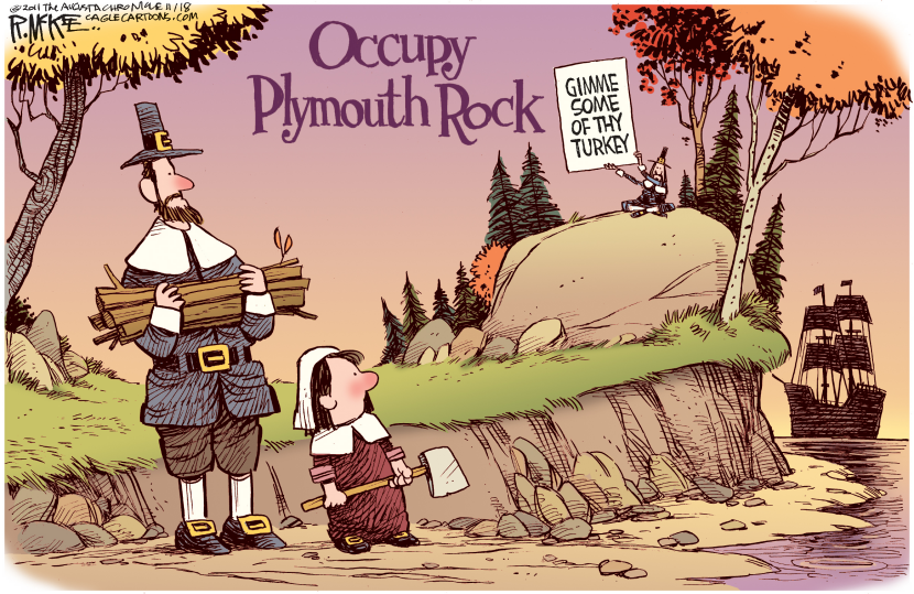 Occupy Plymouth Rock COLOR