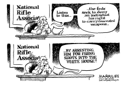 WHITE HOUSE SHOOTING by Jimmy Margulies