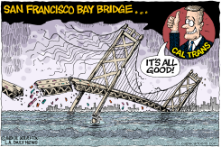 LOCAL-CA SAN FRANCISCO BAY BRIDGE  by Monte Wolverton