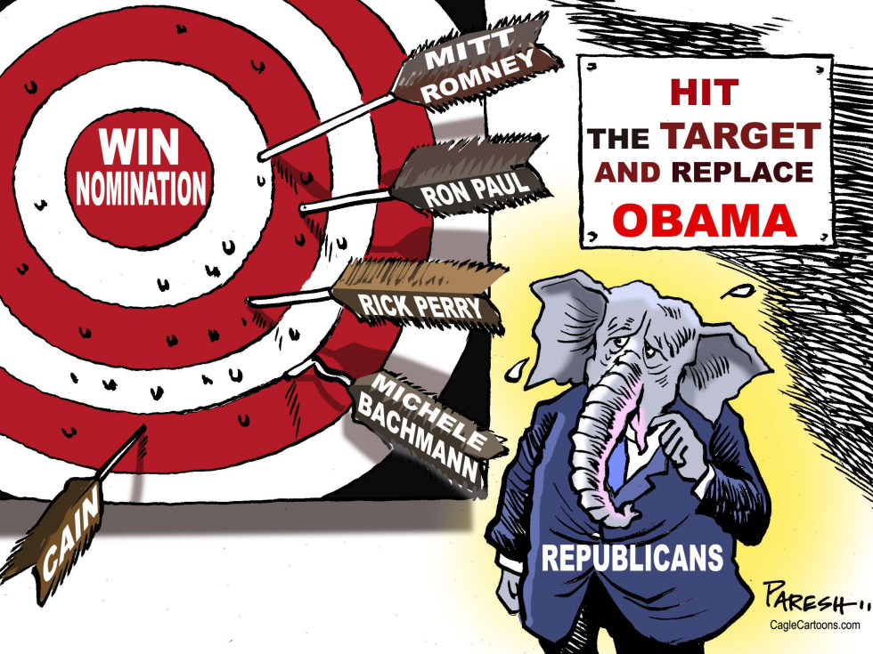  GOP CANDIDATES by Paresh Nath